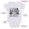 I Had Boobs For Breakfast -Funny Onesie-Adorable Baby Clothes-Clothes For Baby-Best Gift For Papa-Best Gift For Mama-Cute Onesie