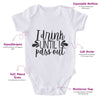 I Drink Until I Pass Out-Funny Onesie-Adorable Baby Clothes-Clothes For Baby-Best Gift For Papa-Best Gift For Mama-Cute Onesie