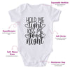 Hold Me Tight Kiss Me Good Night-Onesie-Adorable Baby Clothes-Clothes For Baby-Best Gift For Papa-Best Gift For Mama-Cute Onesie