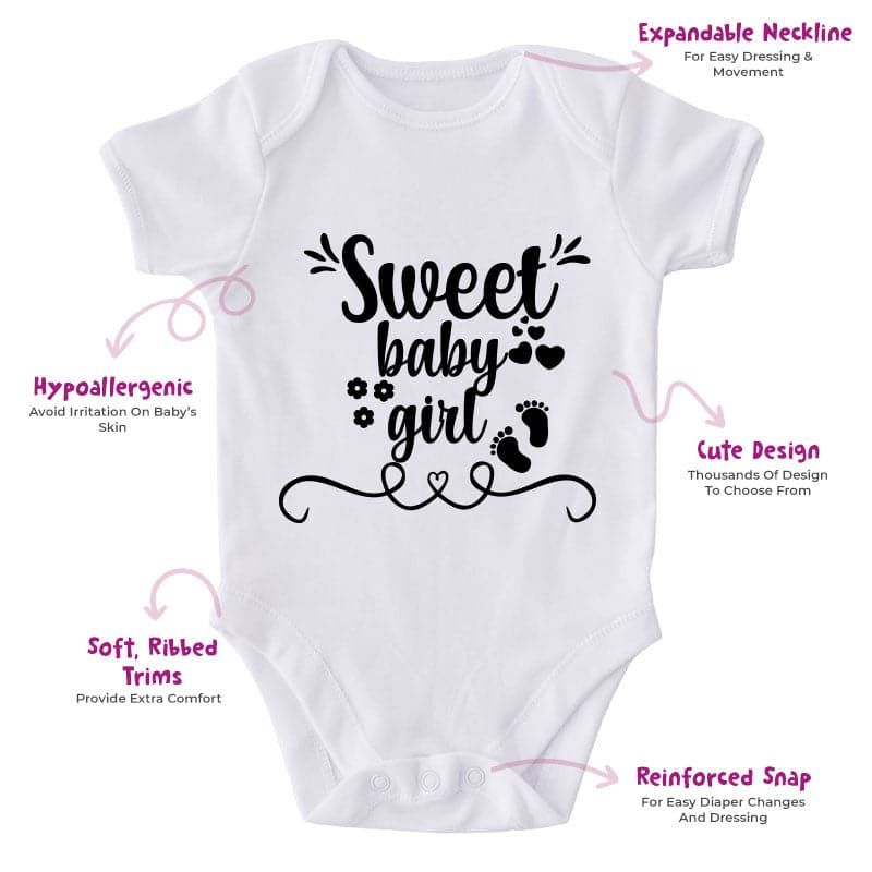 Sweet Baby Girl Onesie Adorable Baby Clothes Clothes For Baby Best Gift For Papa Best Gift For Mama Cute Onesie