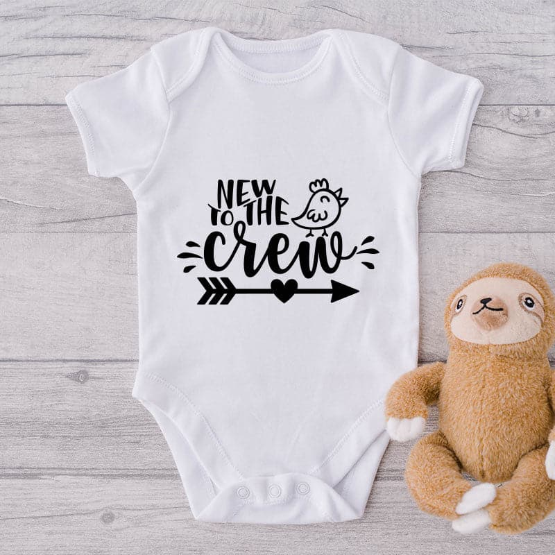 New To The Crew-Onesie-Adorable Baby Clothes-Clothes For Baby-Best Gift For Papa-Best Gift For Mama-Cute Onesie