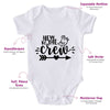 New To The Crew-Onesie-Adorable Baby Clothes-Clothes For Baby-Best Gift For Papa-Best Gift For Mama-Cute Onesie