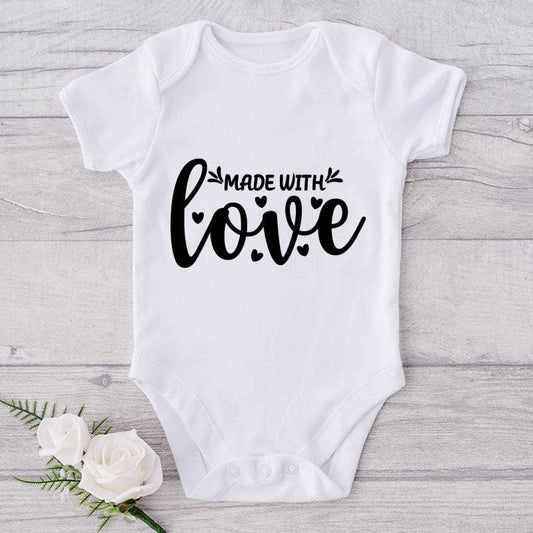 Made With Love-Onesie-Adorable Baby Clothes-Clothes For Baby-Best Gift For Papa-Best Gift For Mama-Cute Onesie