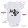 Hello Baby-Onesie-Adorable Baby Clothes-Clothes For Baby-Best Gift For Papa-Best Gift For Mama-Cute Onesie