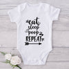 Eat Sleep Poop Repeat-Funny Onesie-Adorable Baby Clothes-Clothes For Baby-Best Gift For Papa-Best Gift For Mama-Cute Onesie