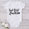 But First Milk-Onesie-Adorable Baby Clothes-Clothes For Baby-Best Gift For Papa-Best Gift For Mama-Cute Onesie