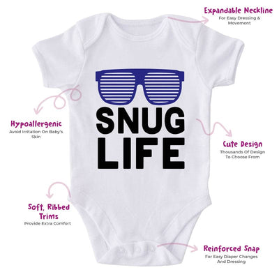 Snug Life-Onesie-Adorable Baby Clothes-Clothes For Baby-Best Gift For Papa-Best Gift For Mama-Cute Onesie