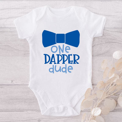 One Dapper Dude-Onesie-Adorable Baby Clothes-Clothes For Baby-Best Gift For Papa-Best Gift For Mama-Cute Onesie