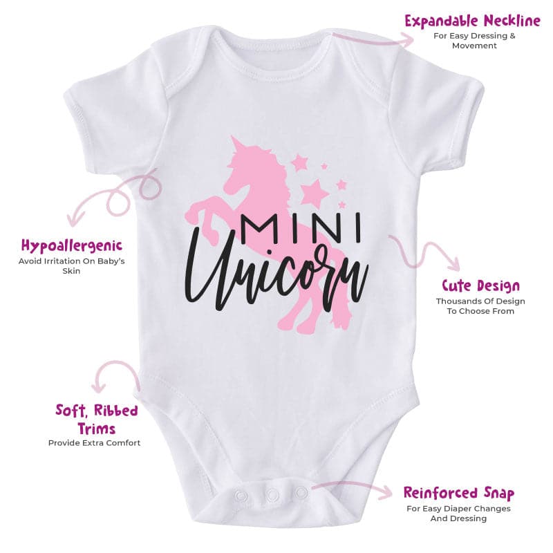 Mini Unicorn-Onesie-Adorable Baby Clothes-Clothes For Baby-Best Gift For Papa-Best Gift For Mama-Cute Onesie