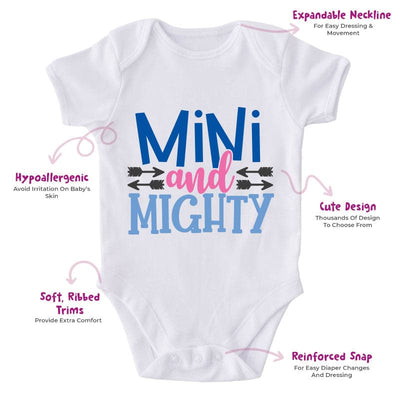 Mini Mighty-Onesie-Adorable Baby Clothes-Clothes For Baby-Best Gift For Papa-Best Gift For Mama-Cute Onesie