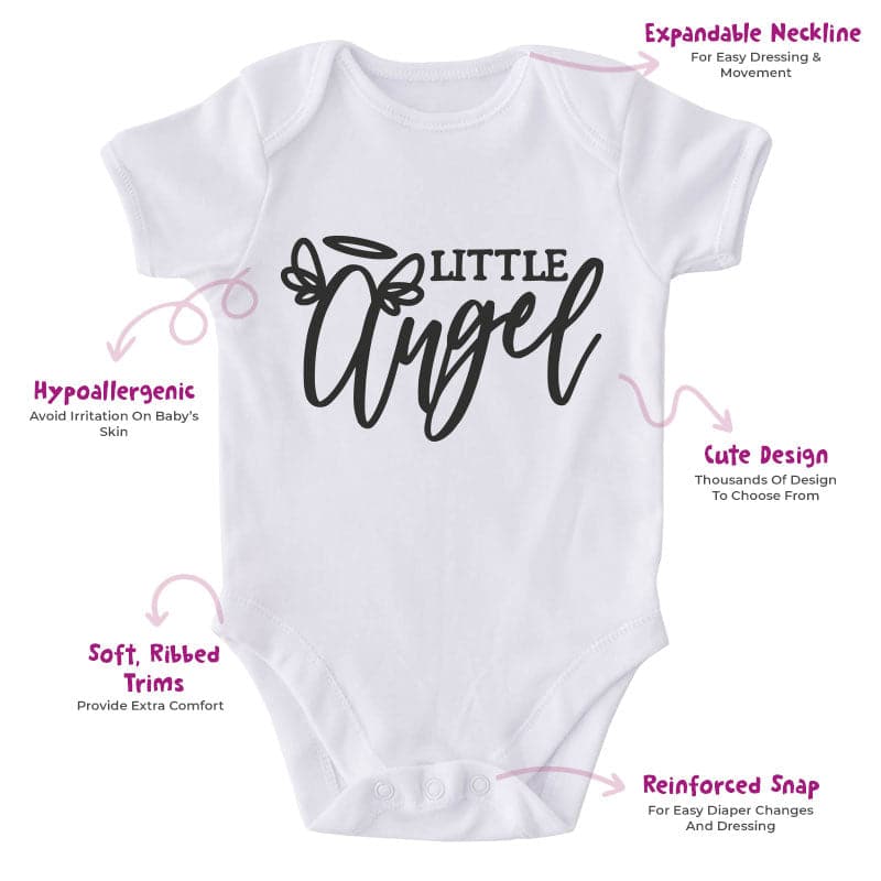 Little Angel-Onesie-Adorable Baby Clothes-Clothes For Baby-Best Gift For Papa-Best Gift For Mama-Cute Onesie