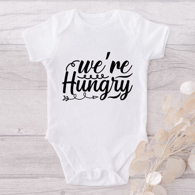 We're Hungry-Funny Onesie-Adorable Baby Clothes-Clothes For Baby-Best Gift For Papa-Best Gift For Mama-Cute Onesie