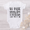 No More Wine For 9 Months-Funny Onesie-Adorable Baby Clothes-Clothes For Baby-Best Gift For Papa-Best Gift For Mama-Cute Onesie