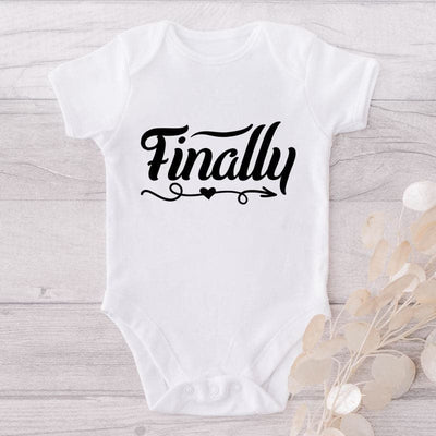 Finally-Funny Onesie-Adorable Baby Clothes-Best Gift For Papa-Best Gift For Mama-Clothes For Baby-Cute Onesie