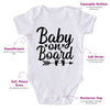 Baby On Board-Onesie-Adorable Baby Clothes-Best Gift For Papa-Best Gift For Mama-Clothes For Baby-Cute Onesie