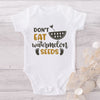 Don't Eat Watermelon Seeds-Onesie-Adorable Baby Clothes-Best Gift For Papa-Best Gift For Mama-Clothes For Baby-Cute Onesie