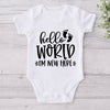Hello World I'm New Here-Onesie-Best Gift For Babies-Adorable Baby Clothes-Clothes For Baby-Best Gift For Papa-Best Gift For Mama-Cute Onesie