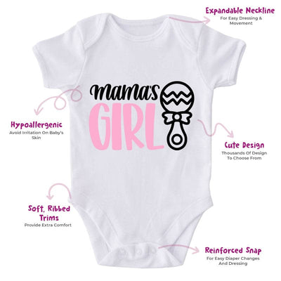 Mama's Girl-Onesie-Best Gift For Babies-Adorable Baby Clothes-Clothes For Baby-Best Gift For Papa-Best Gift For Mama-Cute Onesie