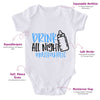 Drink All Night #Milkaholic-Funny Onesie-Best Gift For Babies-Adorable Baby Clothes-Clothes For Baby-Best Gift For Papa-Best Gift For Mama-Cute Onesie