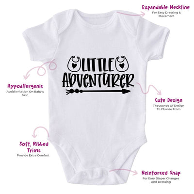 Little Adventurer-Onesie-Best Gift For Babies-Adorable Baby Clothes-Clothes For Baby-Best Gift For Papa-Best Gift For Mama-Cute Onesie