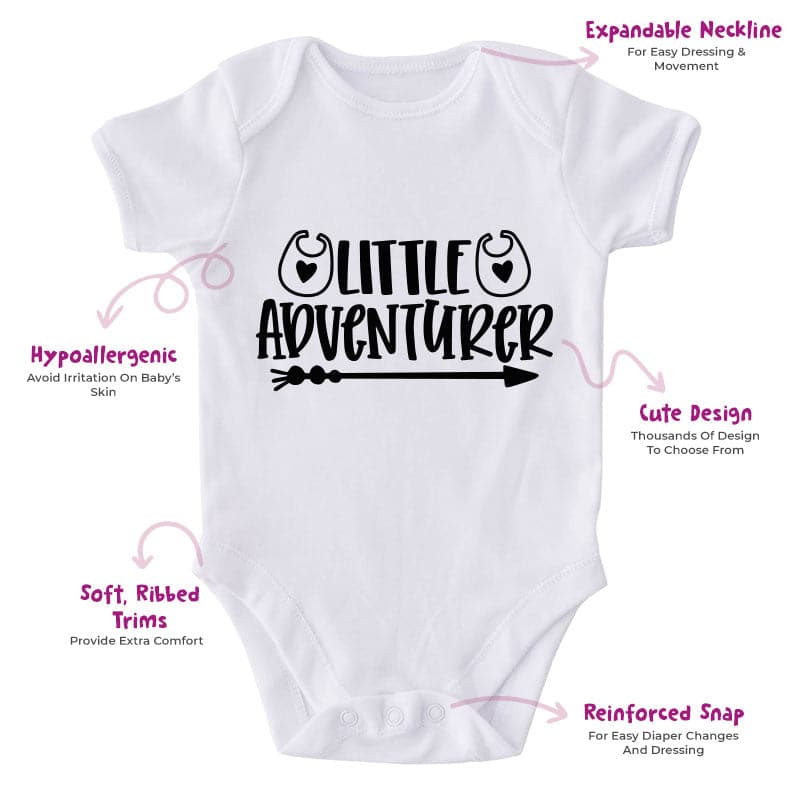 Little Adventurer-Onesie-Best Gift For Babies-Adorable Baby Clothes-Clothes For Baby-Best Gift For Papa-Best Gift For Mama-Cute Onesie