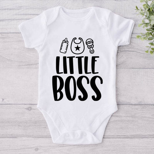 Little Boss-Onesie-Best Gift For Babies-Adorable Baby Clothes-Clothes For Baby-Best Gift For Papa-Best Gift For Mama-Cute Onesie