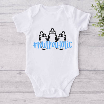 Milkaholic-Onesie-Best Gift For Babies-Adorable Baby Clothes-Clothes For Baby-Best Gift For Papa-Best Gift For Mama-Cute Onesie