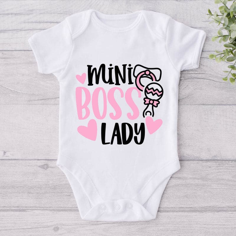 Mini-Boss Lady-Onesie-Best Gift For Babies-Adorable Baby Clothes-Clothes For Baby-Best Gift For Papa-Best Gift For Mama-Cute Onesie