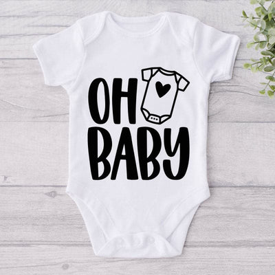 Oh Baby-Onesie-Best Gift For Babies-Adorable Baby Clothes-Clothes For Baby-Best Gift For Papa-Best Gift For Mama-Cute Onesie