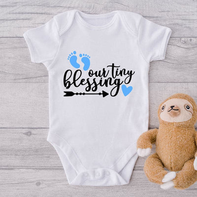 Our Tiny Blessing-Onesie-Best Gift For Babies-Adorable Baby Clothes-Clothes For Baby-Best Gift For Papa-Best Gift For Mama-Cute Onesie