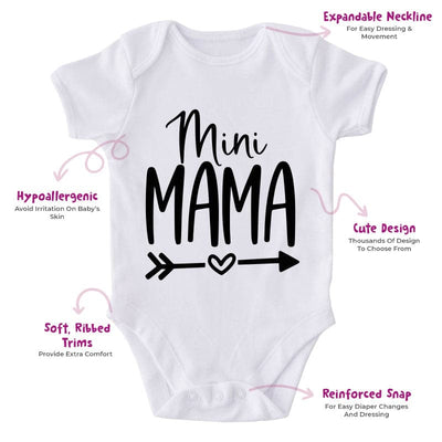 Mini Mama-Onesie-Best Gift For Babies-Adorable Baby Clothes-Clothes For Baby-Best Gift For Papa-Best Gift For Mama-Cute Onesie