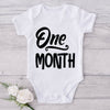 One Month-Onesie-Best Gift For Babies-Adorable Baby Clothes-Clothes For Baby-Best Gift For Papa-Best Gift For Mama-Cute Onesie
