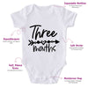 Three Months-Onesie-Best Gift For Babies-Adorable Baby Clothes-Clothes For Baby-Best Gift For Papa-Best Gift For Mama-Cute Onesie