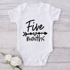 Five Months-Onesie-Best Gift For Babies-Adorable Baby Clothes-Clothes For Baby-Best Gift For Papa-Best Gift For Mama-Cute Onesie