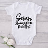 Seven Months-Onesie-Best Gift For Babies-Adorable Baby Clothes-Clothes For Baby-Best Gift For Papa-Best Gift For Mama-Cute Onesie