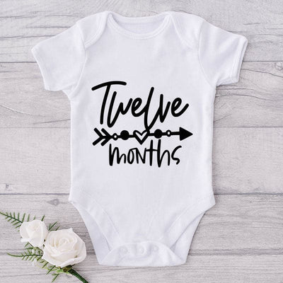 Twelve Months-Onesie-Best Gift For Babies-Adorable Baby Clothes-Clothes For Baby-Best Gift For Papa-Best Gift For Mama-Cute Onesie