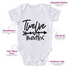 Twelve Months-Onesie-Best Gift For Babies-Adorable Baby Clothes-Clothes For Baby-Best Gift For Papa-Best Gift For Mama-Cute Onesie