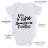 Nine Months-Onesie-Best Gift For Babies-Adorable Baby Clothes-Clothes For Baby-Best Gift For Papa-Best Gift For Mama-Cute Onesie