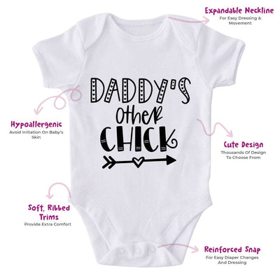Daddy's Chick Girl-Onesie-Best Gift For Babies-Adorable Baby Clothes-Clothes For Baby-Best Gift For Papa-Best Gift For Mama-Cute Onesie