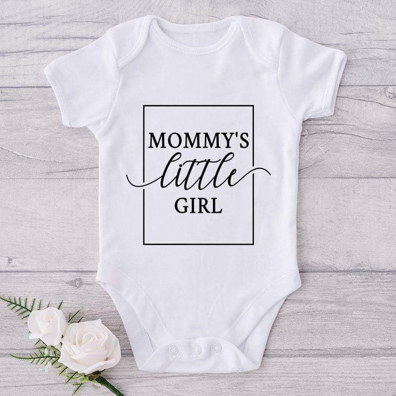 Mommy's Little Girl-Onesie-Best Gift For Babies-Adorable Baby Clothes-Clothes For Baby-Best Gift For Papa-Best Gift For Mama-Cute Onesie