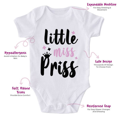 Little Miss Priss-Onesie-Best Gift For Babies-Adorable Baby Clothes-Clothes For Baby-Best Gift For Papa-Best Gift For Mama-Cute Onesie