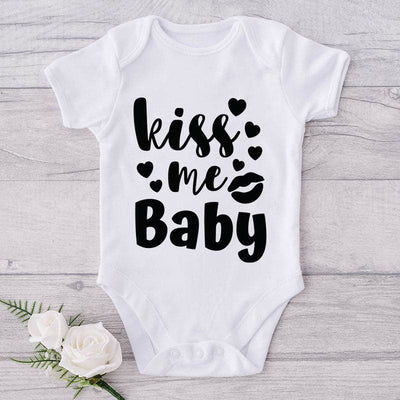 Kiss Me Baby-Onesie-Best Gift For Babies-Adorable Baby Clothes-Clothes For Baby-Best Gift For Papa-Best Gift For Mama-Cute Onesie