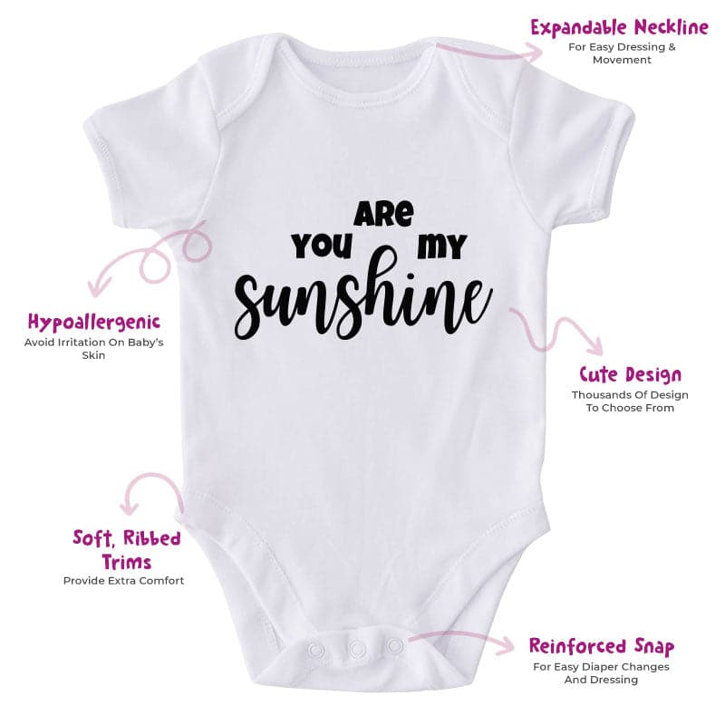 You Are My Sunshine-Onesie-Best Gift For Babies-Adorable Baby Clothes-Clothes For Baby-Best Gift For Papa-Best Gift For Mama-Cute Onesie