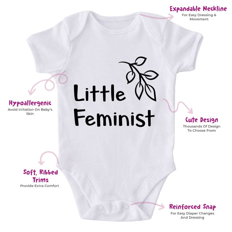 Little Feminist-Onesie-Best Gift For Babies-Adorable Baby Clothes-Clothes For Baby-Best Gift For Papa-Best Gift For Mama-Cute Onesie