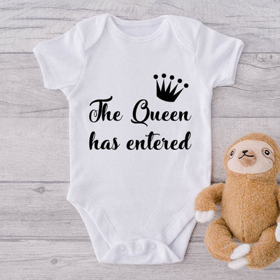 The Queen Has Entered-Onesie-Best Gift For Babies-Adorable Baby Clothes-Clothes For Baby-Best Gift For Papa-Best Gift For Mama-Cute Onesie