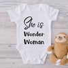 She Is Wonder Woman-Onesie-Best Gift For Babies-Adorable Baby Clothes-Clothes For Baby-Best Gift For Papa-Best Gift For Mama-Cute Onesie