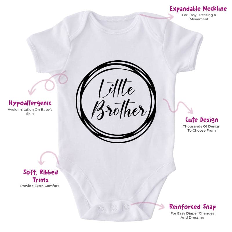 Little Brother-Onesie-Best Gift For Babies-Adorable Baby Clothes-Clothes For Baby-Best Gift For Papa-Best Gift For Mama-Cute Onesie