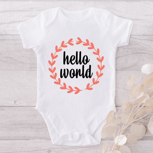 Hello World-Onesie-Best Gift For Babies-Adorable Baby Clothes-Clothes For Baby-Best Gift For Papa-Best Gift For Mama-Cute Onesie