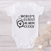 World's Cutest Alarm Clock-Onesie-Best Gift For Babies-Adorable Baby Clothes-Clothes For Baby-Best Gift For Papa-Best Gift For Mama-Cute Onesie