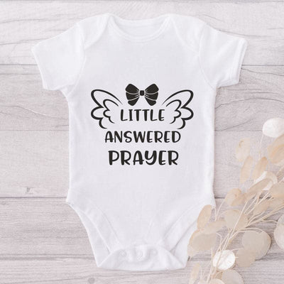 Little Answered Prayer-Onesie-Best Gift For Babies-Adorable Baby Clothes-Clothes For Baby-Best Gift For Papa-Best Gift For Mama-Cute Onesie